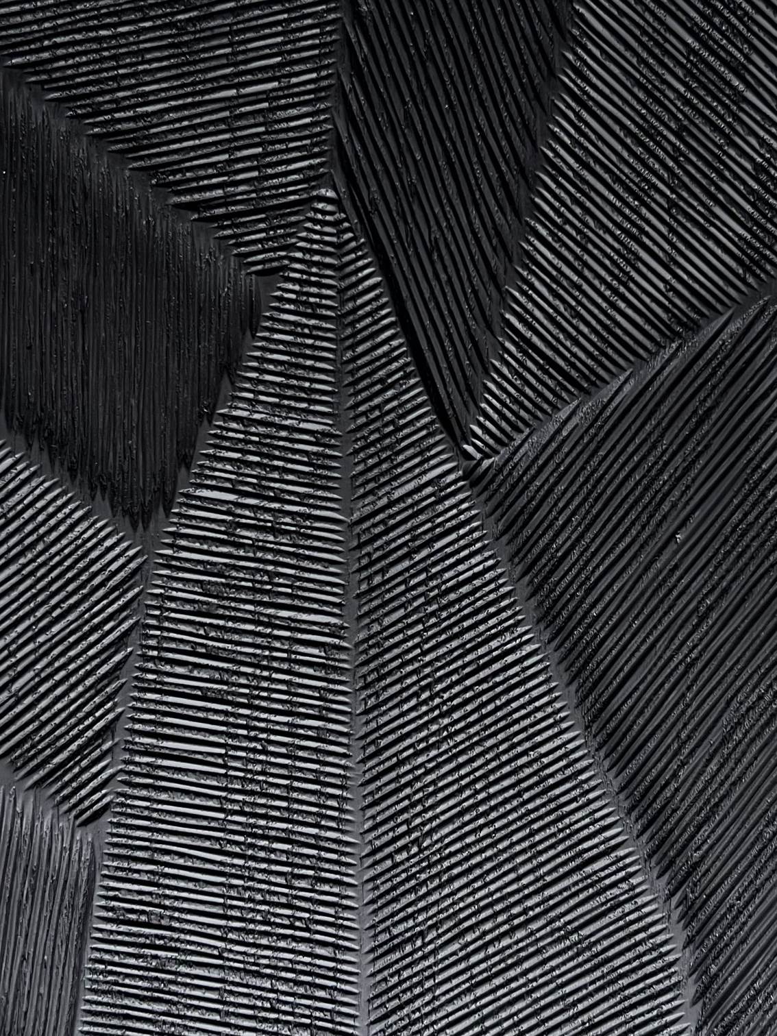 Floral Leaves Solid Wood Texture Board