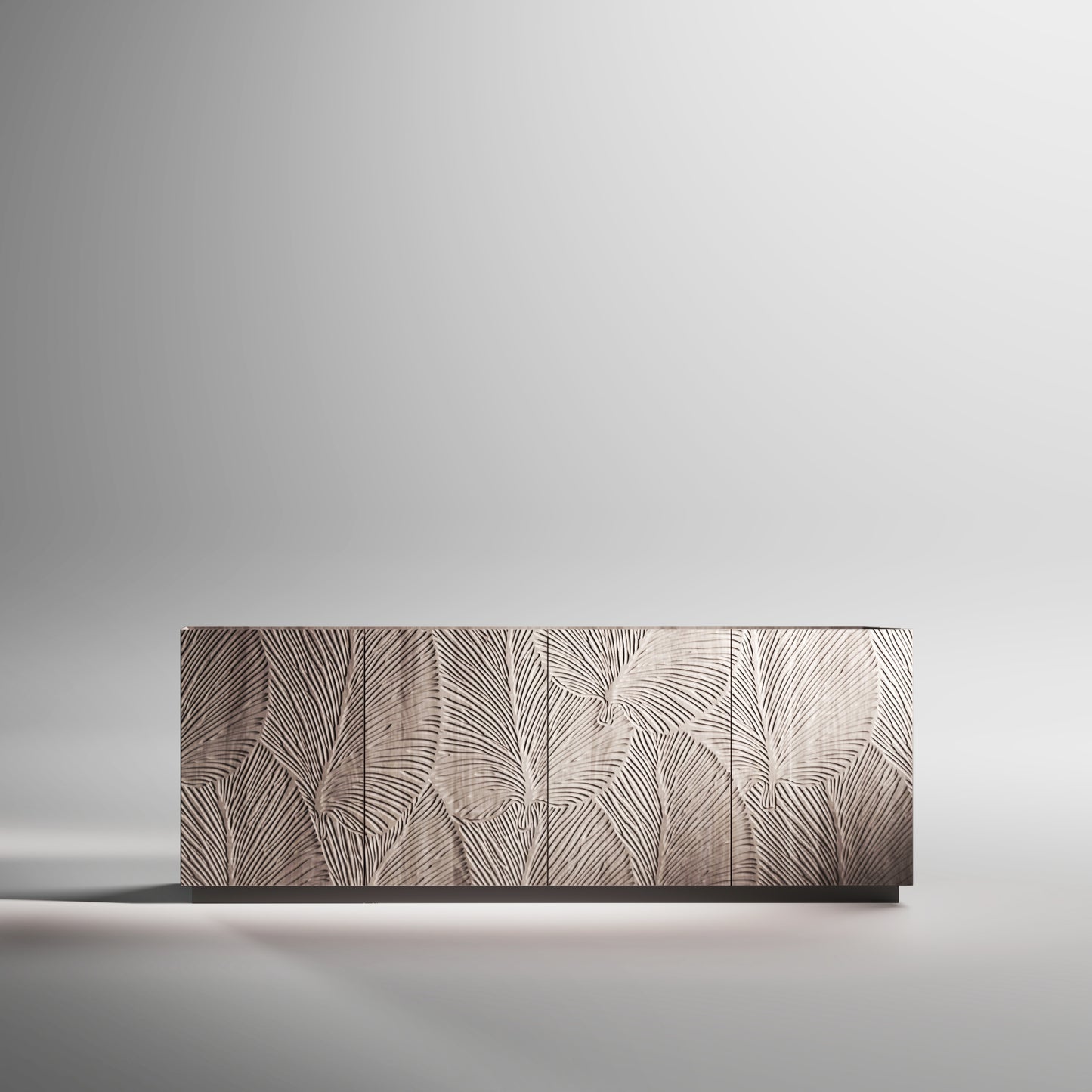 Lotus Leaves Solid Wood Texture Board