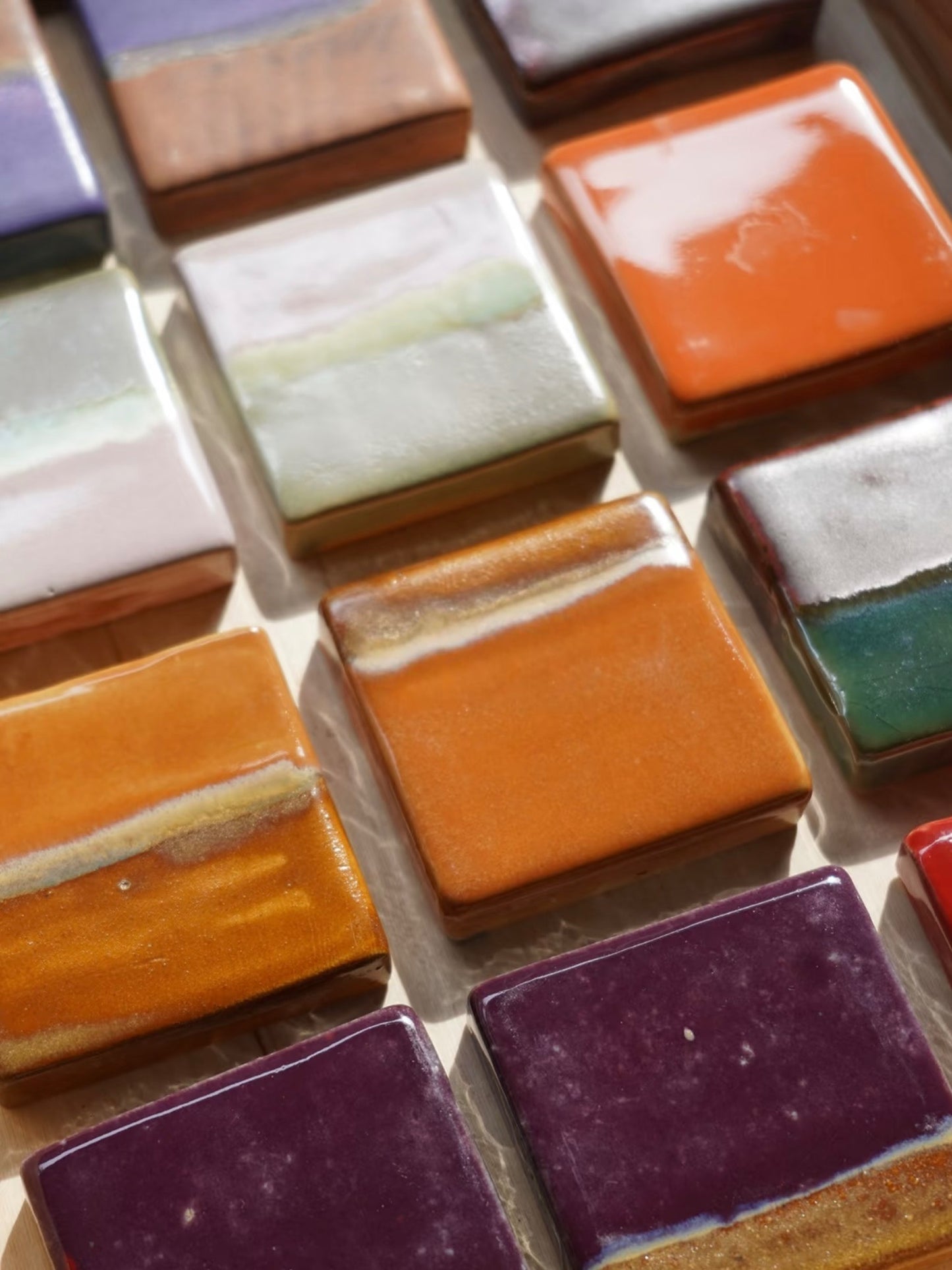 Vivid Spectrum Handmade Tile