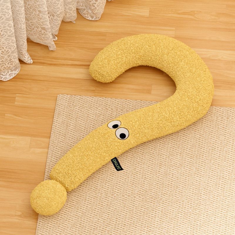Plush Question Mark Pet Pillow