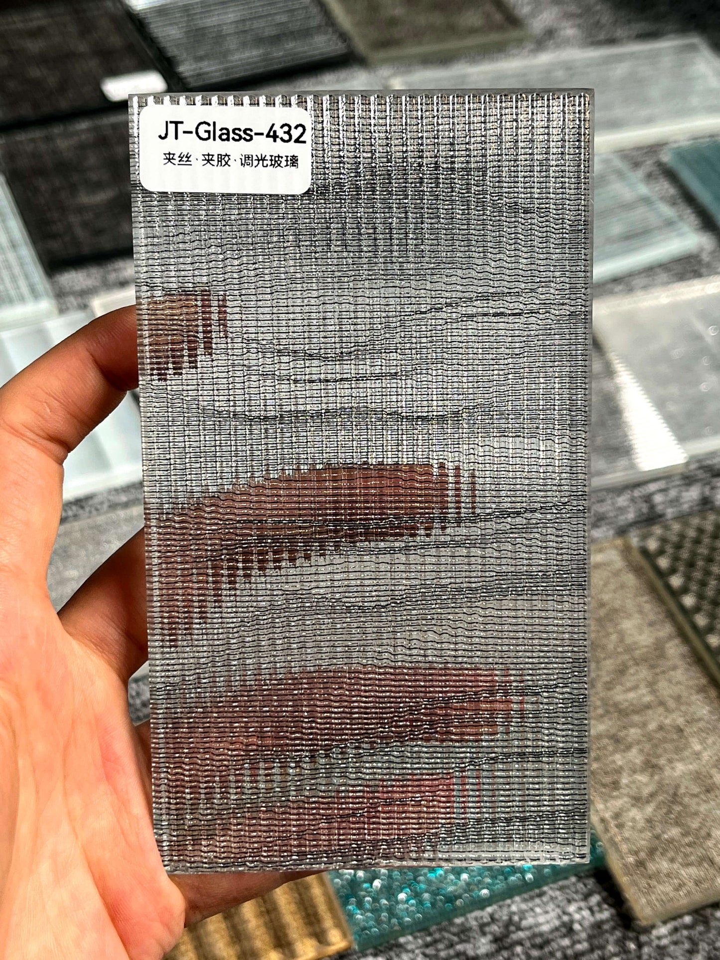 JT-432 Wire Glass Panel