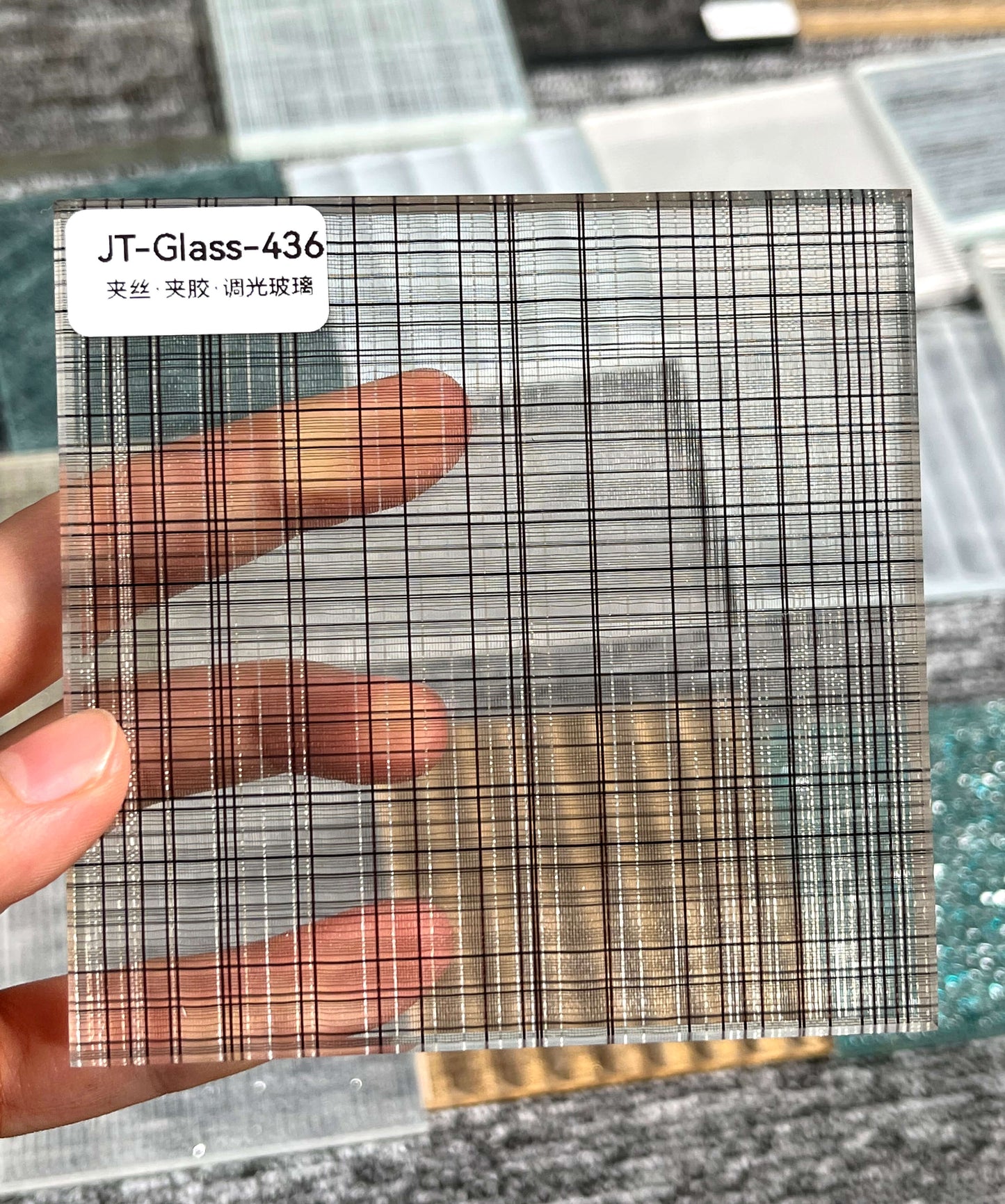 JT-436 Wire Glass Panel
