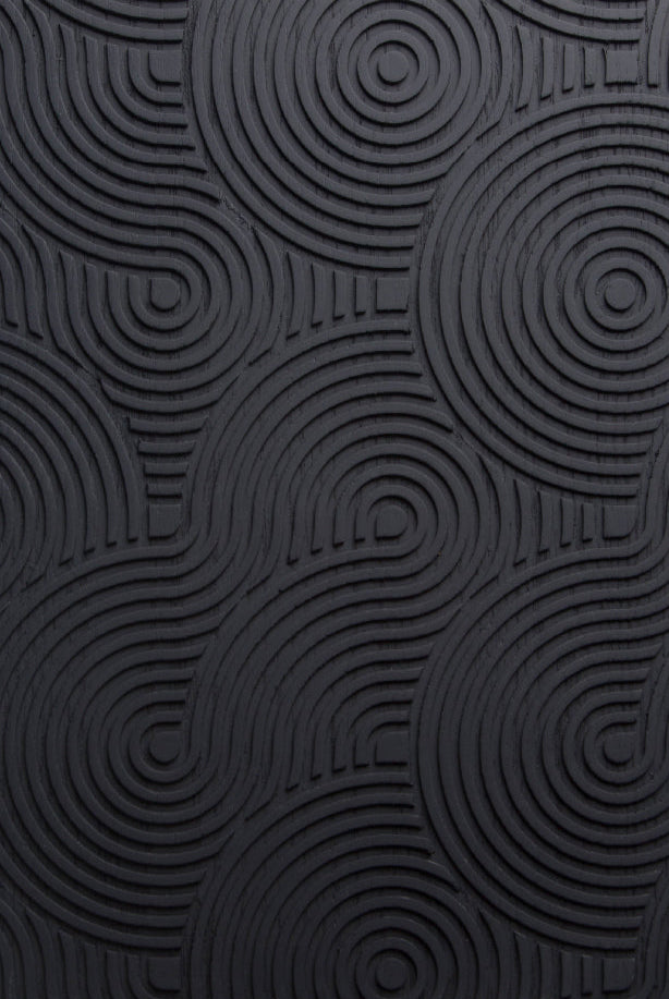Circles Solid Wood Texture Board