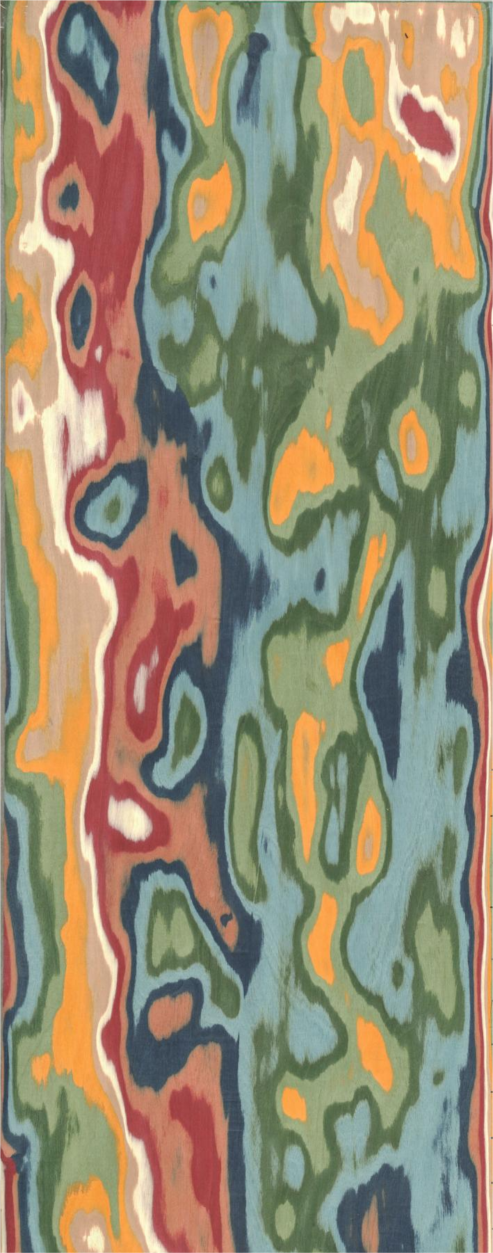 Multicolored Clouds Solid Wood Texture Board