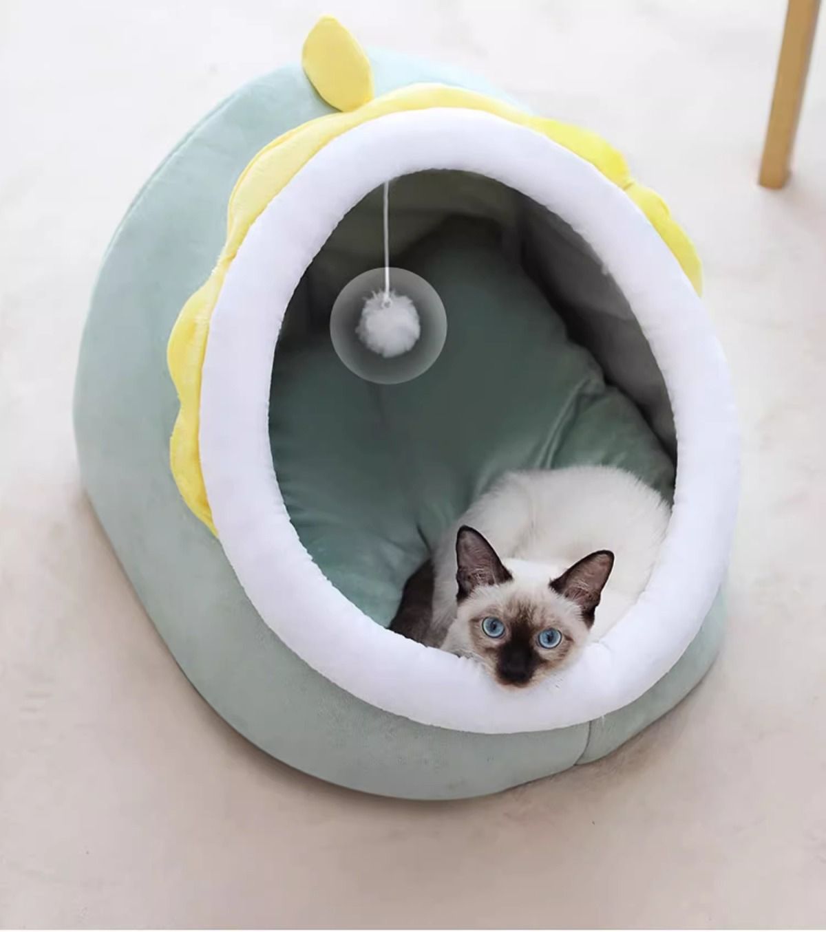 Cozy Crystal Fleece Pet Cave