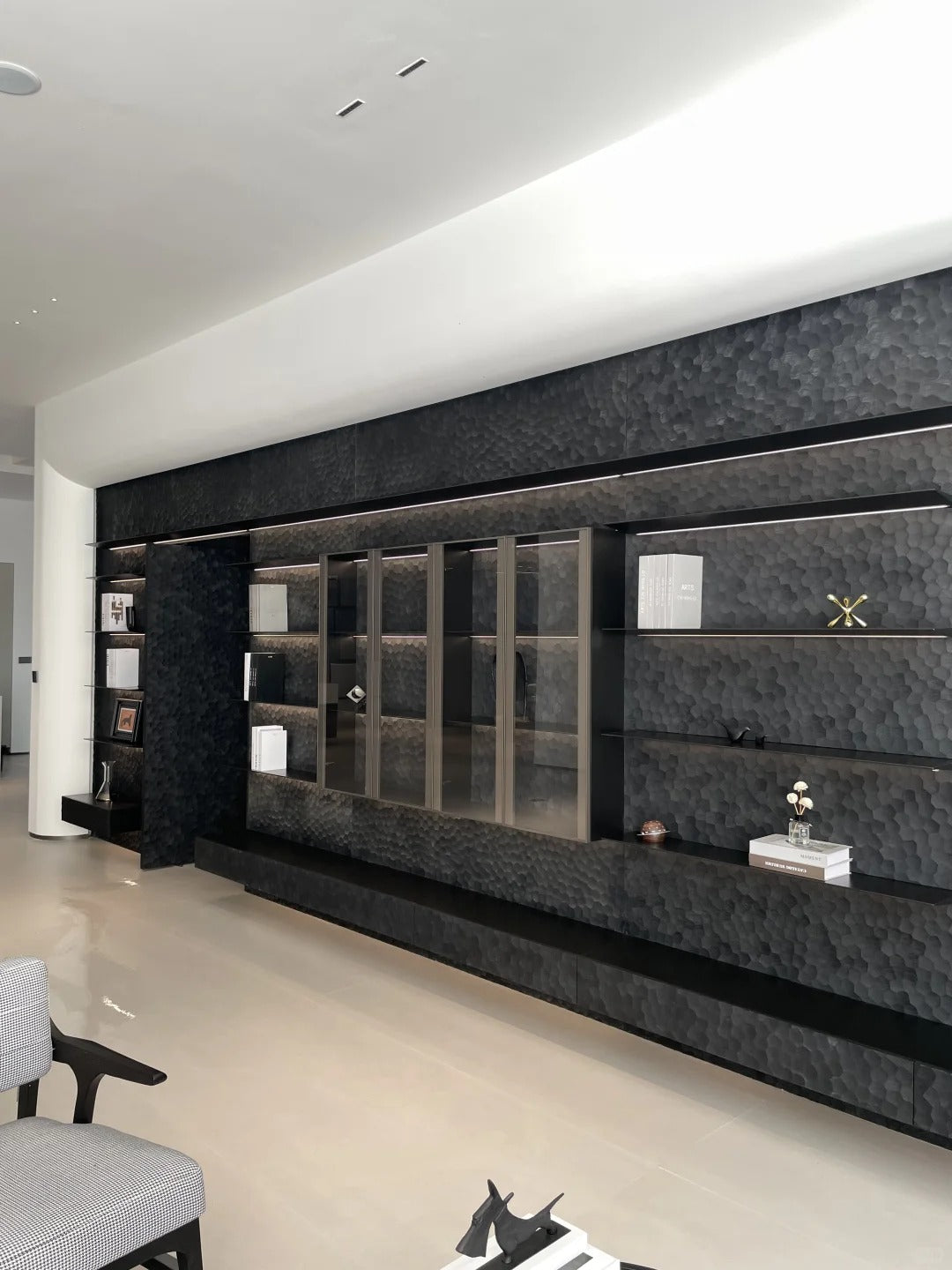 Fractured Glacier Solid Wood Texture Board