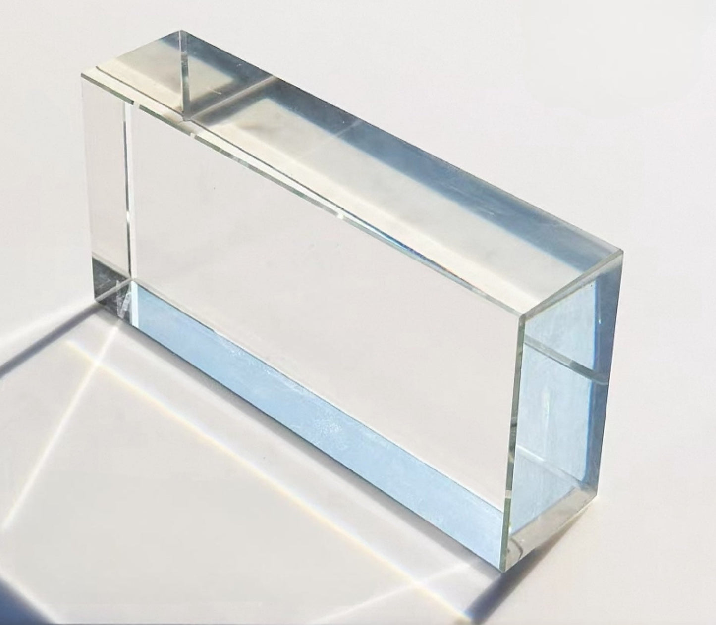 Ultra Clear Prism polished glass brick for precise light refraction by MIOLISM