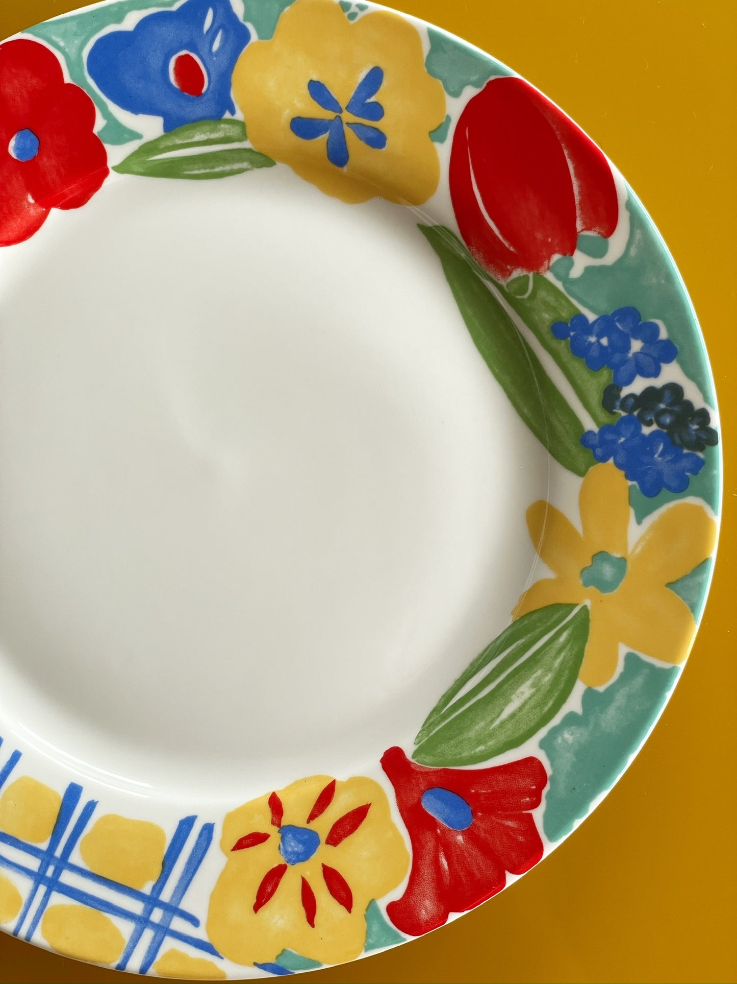 Blooming Radiance New Bone China Plate close up details