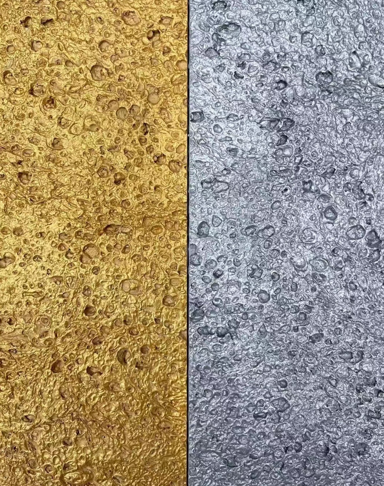 Gold Foamed Aluminum Alloy Soft Stone Panel