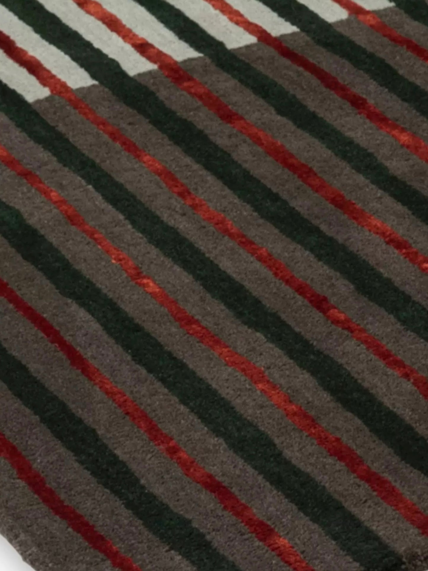Horizon Lines Handwoven Rug — Earthline / Monochrome
