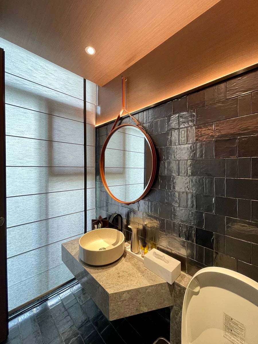 Steel Gray Metallic Glaze Ceramic Tile