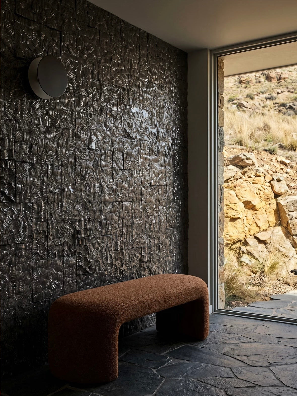 Danxia Sculptural Ceramic Tile