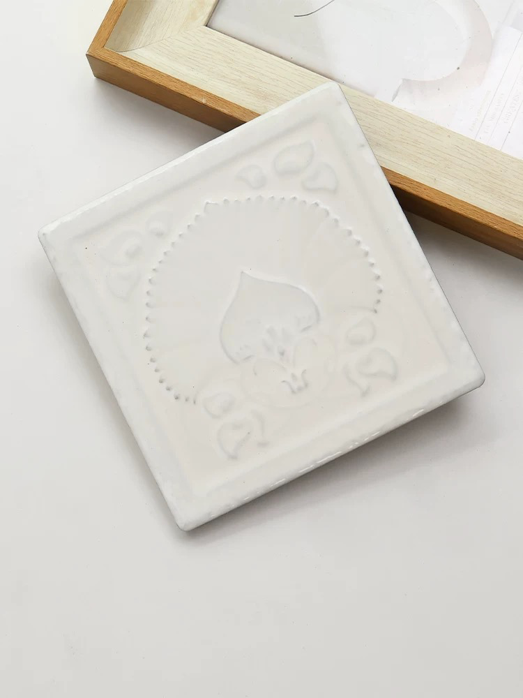 Embossed Floral Artisan Tile