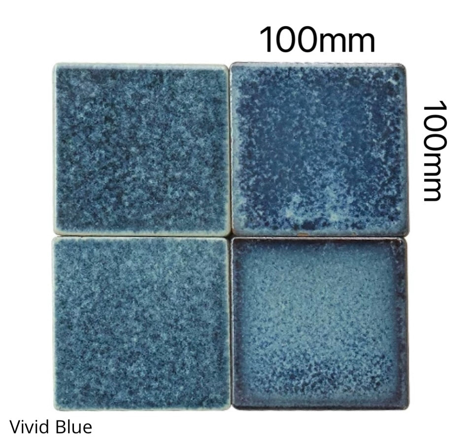 Imperial Glaze Handmade Tile - Vivid Blue