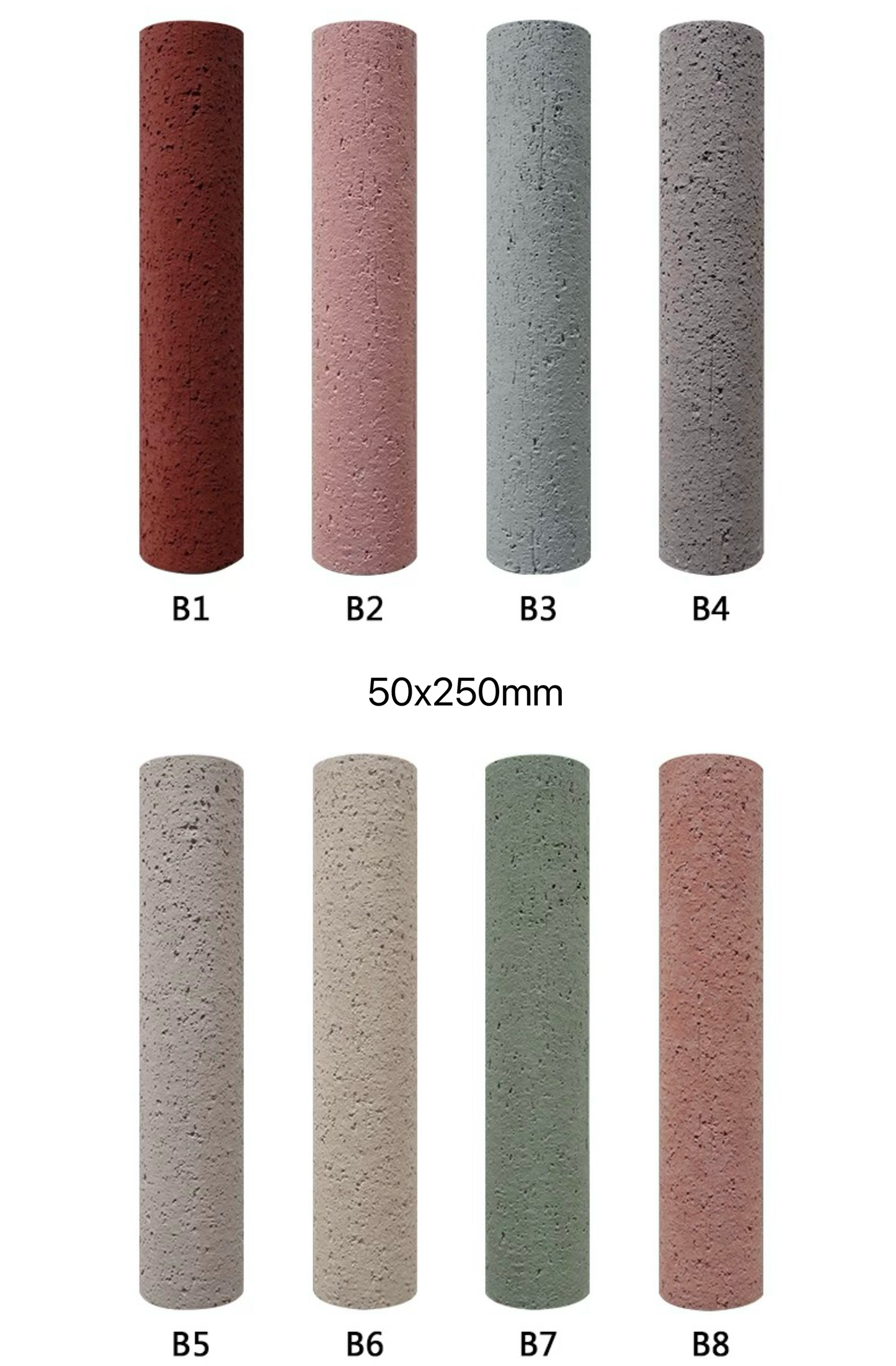 Textured Cylinder Ceramic Tile