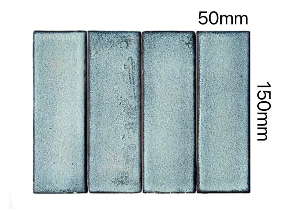 Celadon Mist Artisan Glazed Tile - Subway