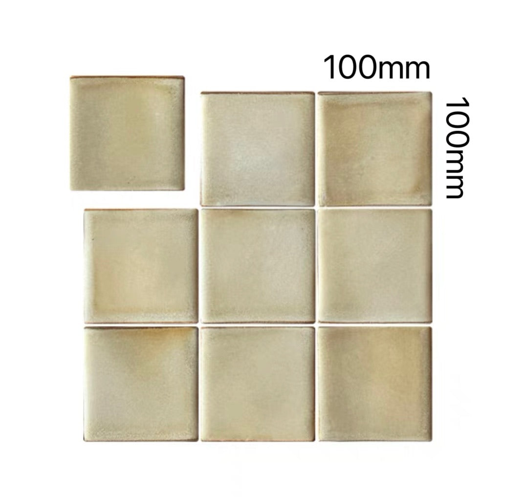 Alabaster Haze Handmade Ceramic Wall Tile