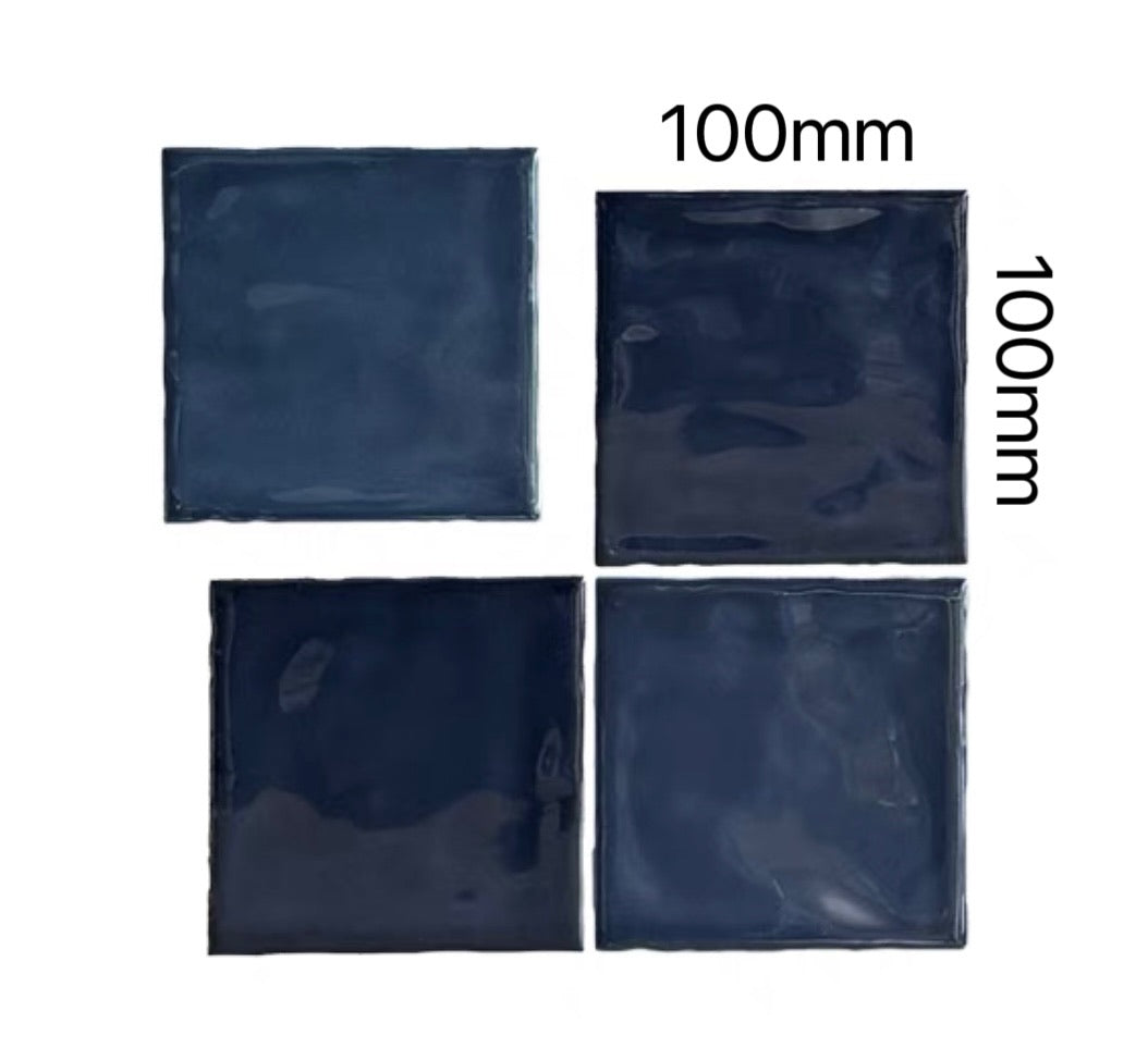 Midnight Gloss Artisan Ceramic Tile