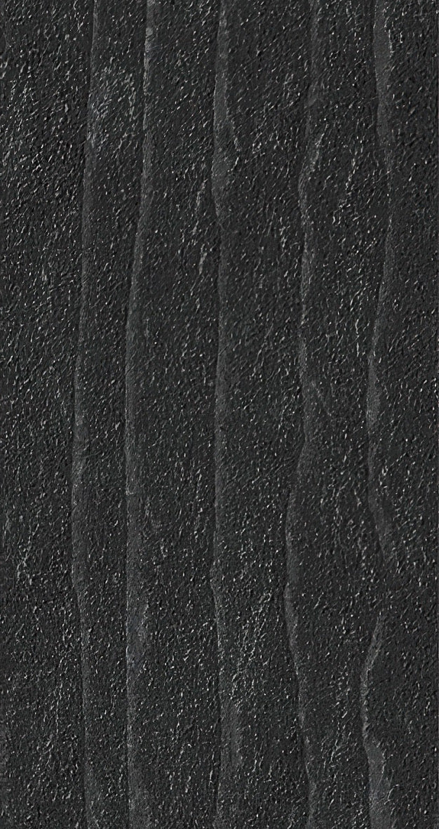 Charcoal Rammed Earth Soft Stone Panel