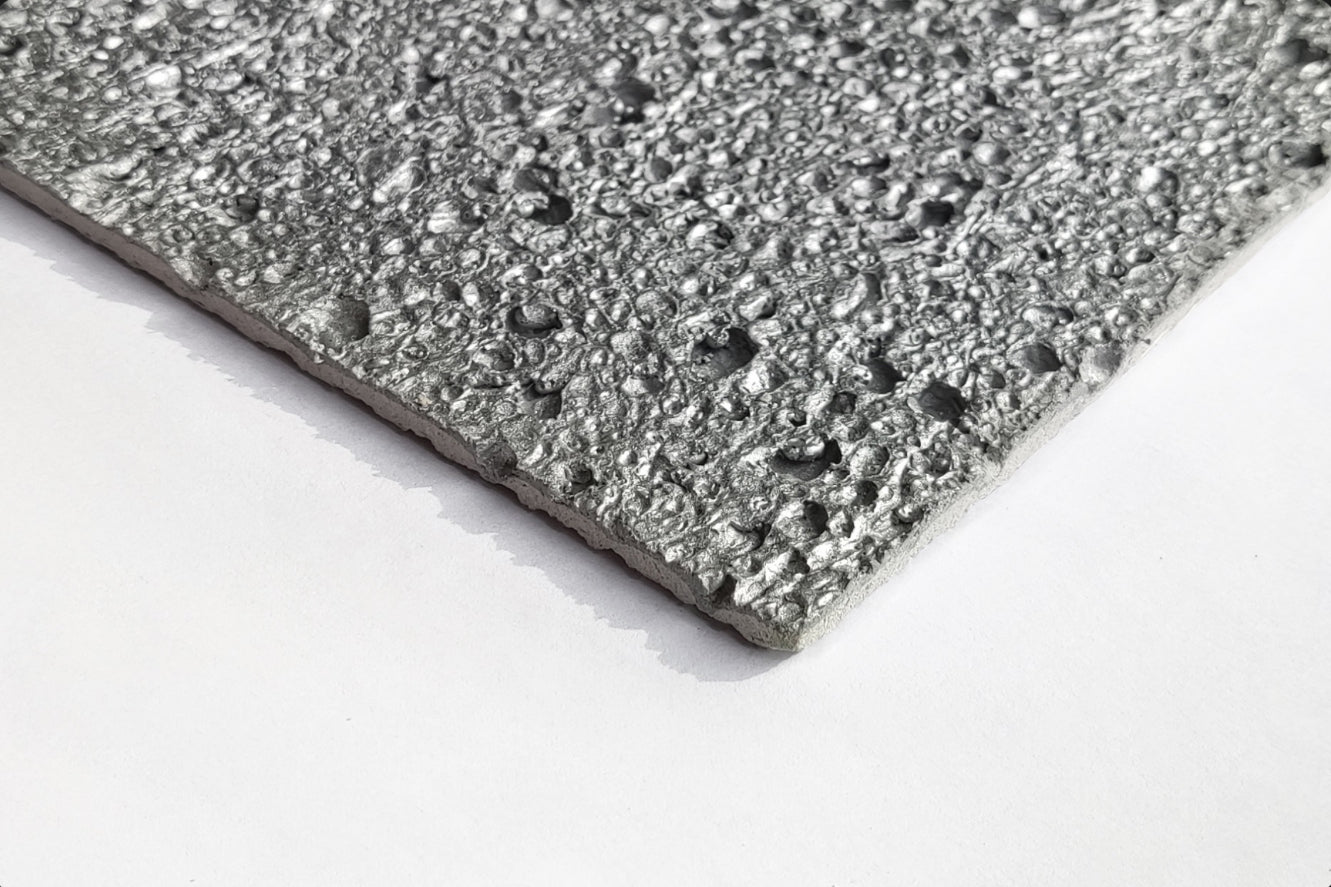 Silver Foamed Aluminum Alloy Soft Stone Panel
