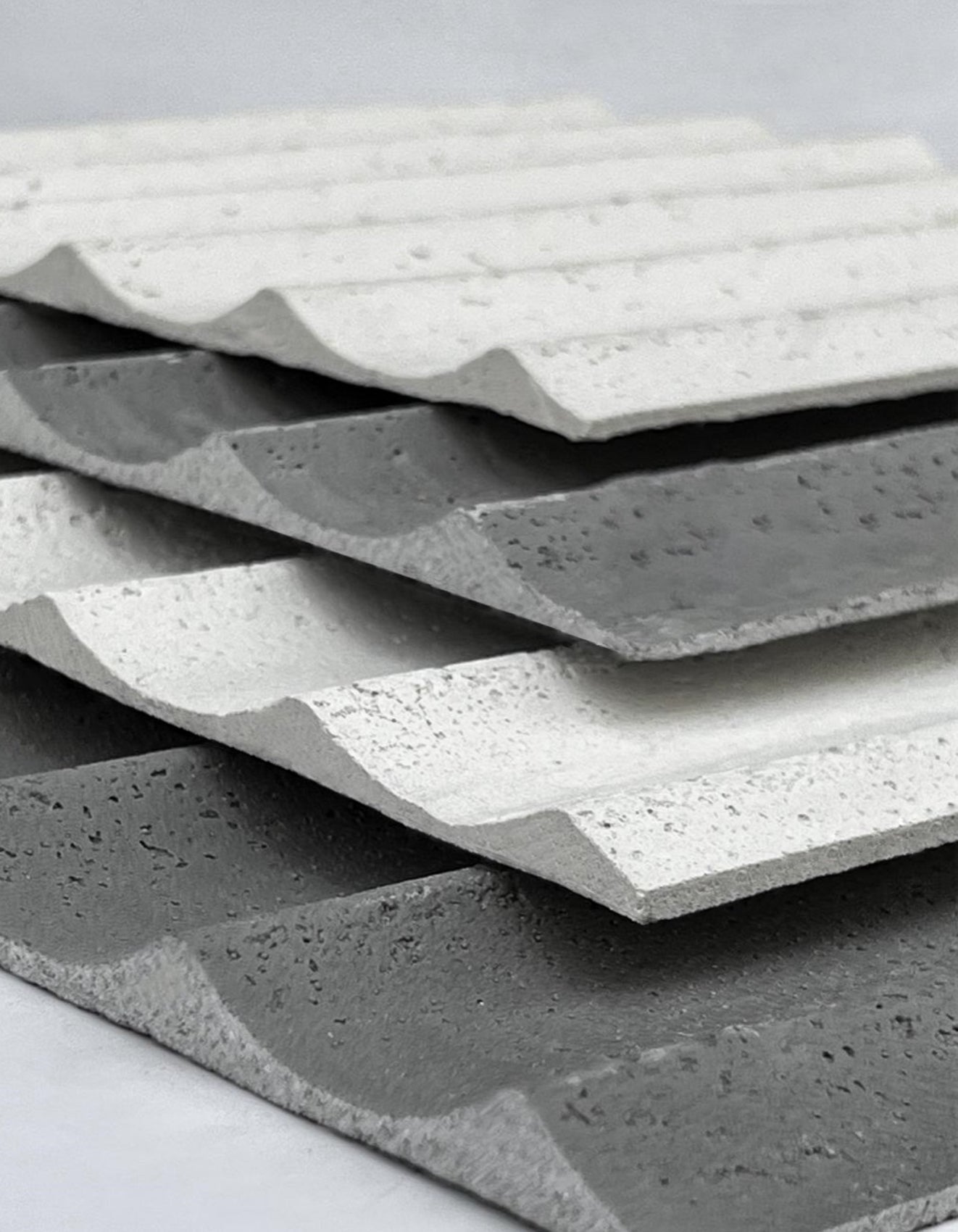 White Ripple Soft Stone Panel