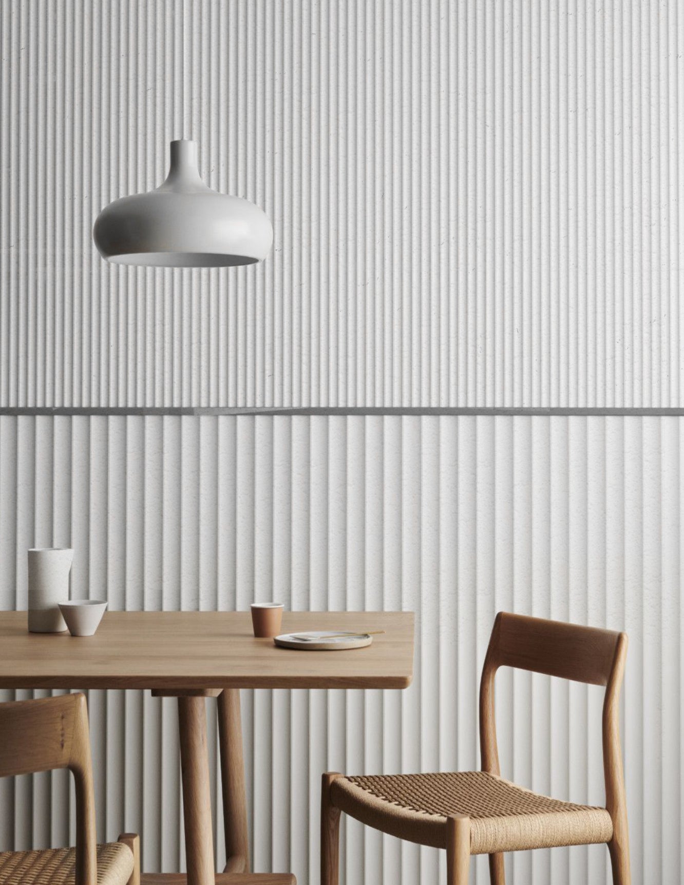White Ripple Soft Stone Panel