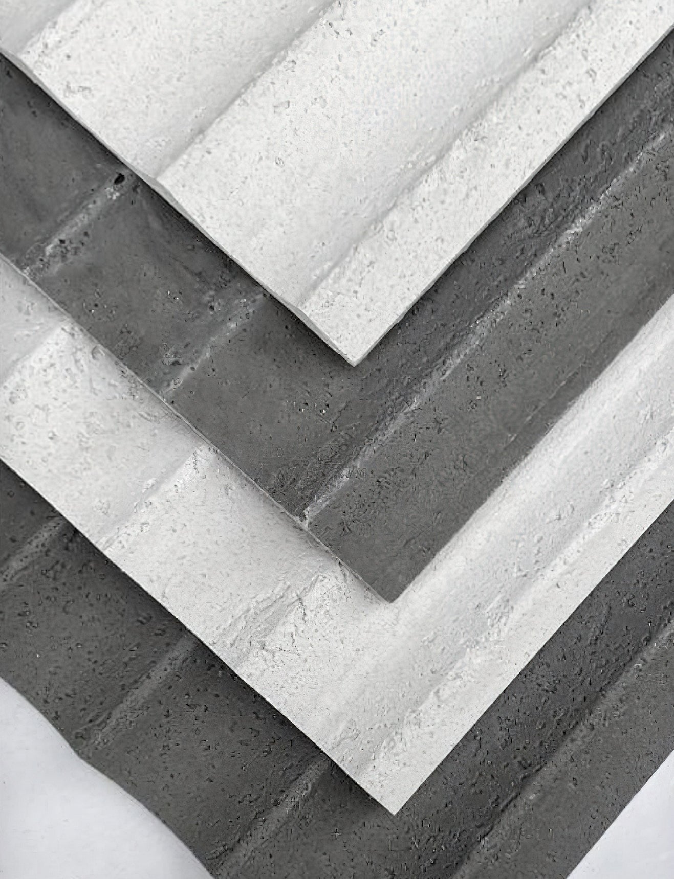 Cement Gray Ripple Soft Stone Panel