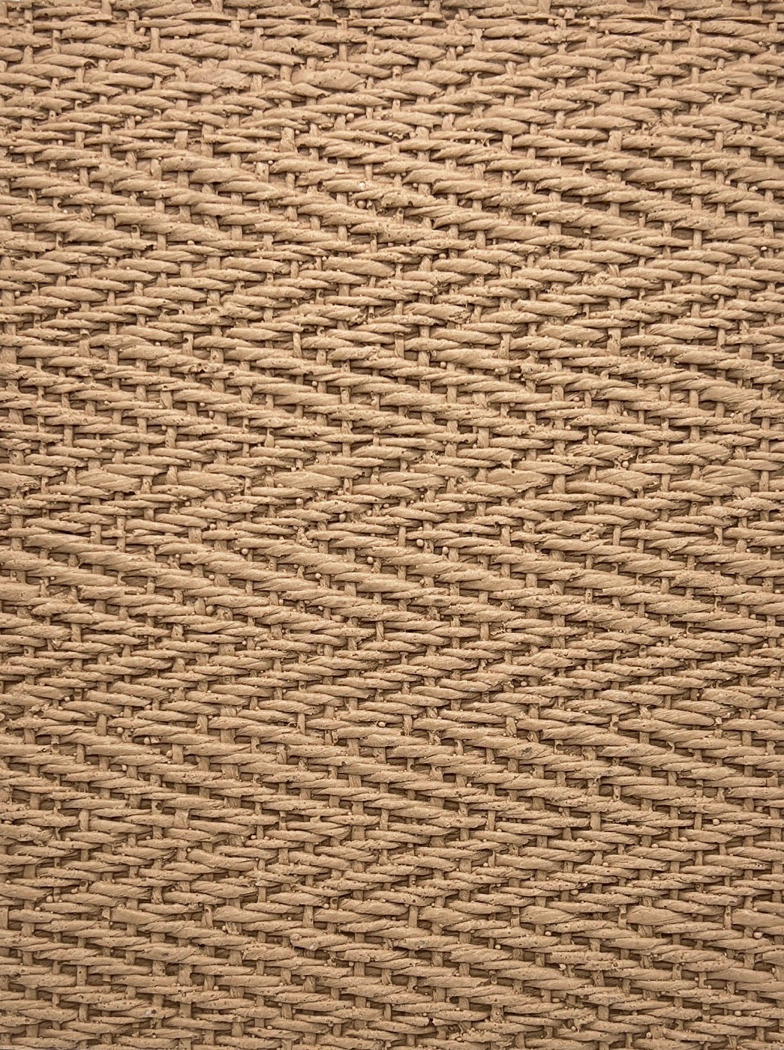 Earth Yellow Rattan Weave Soft Stone Panel