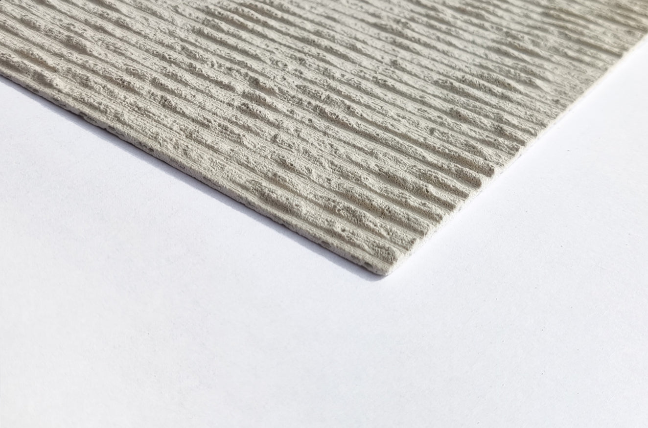 Ivory Ridgecut Soft Stone Panel