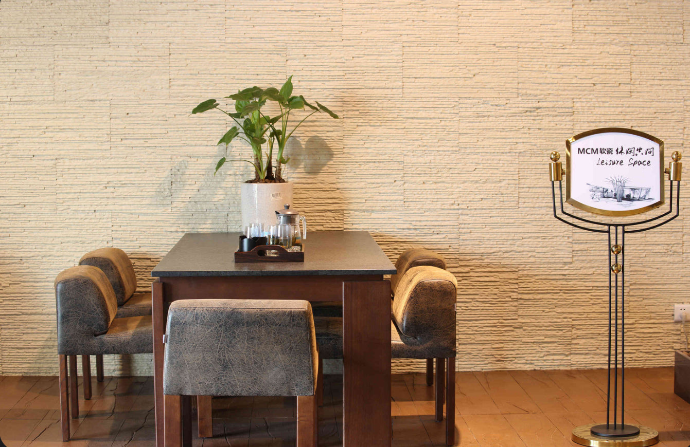 Ivory Cascade Soft Stone Panel