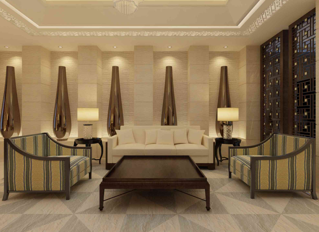 Ivory Cascade Soft Stone Panel