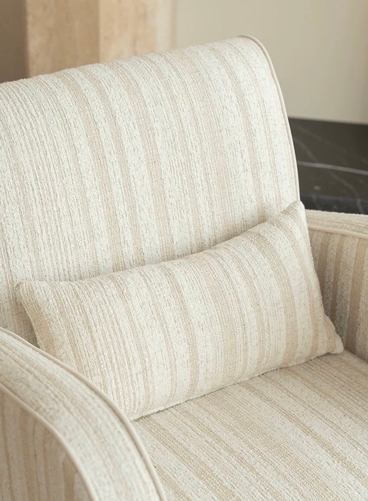 Retro Ivory Lounge Chair