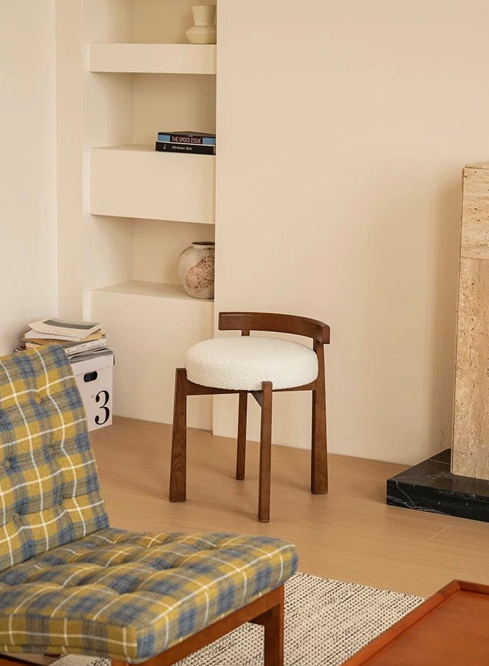 Orba Curved Back Stool