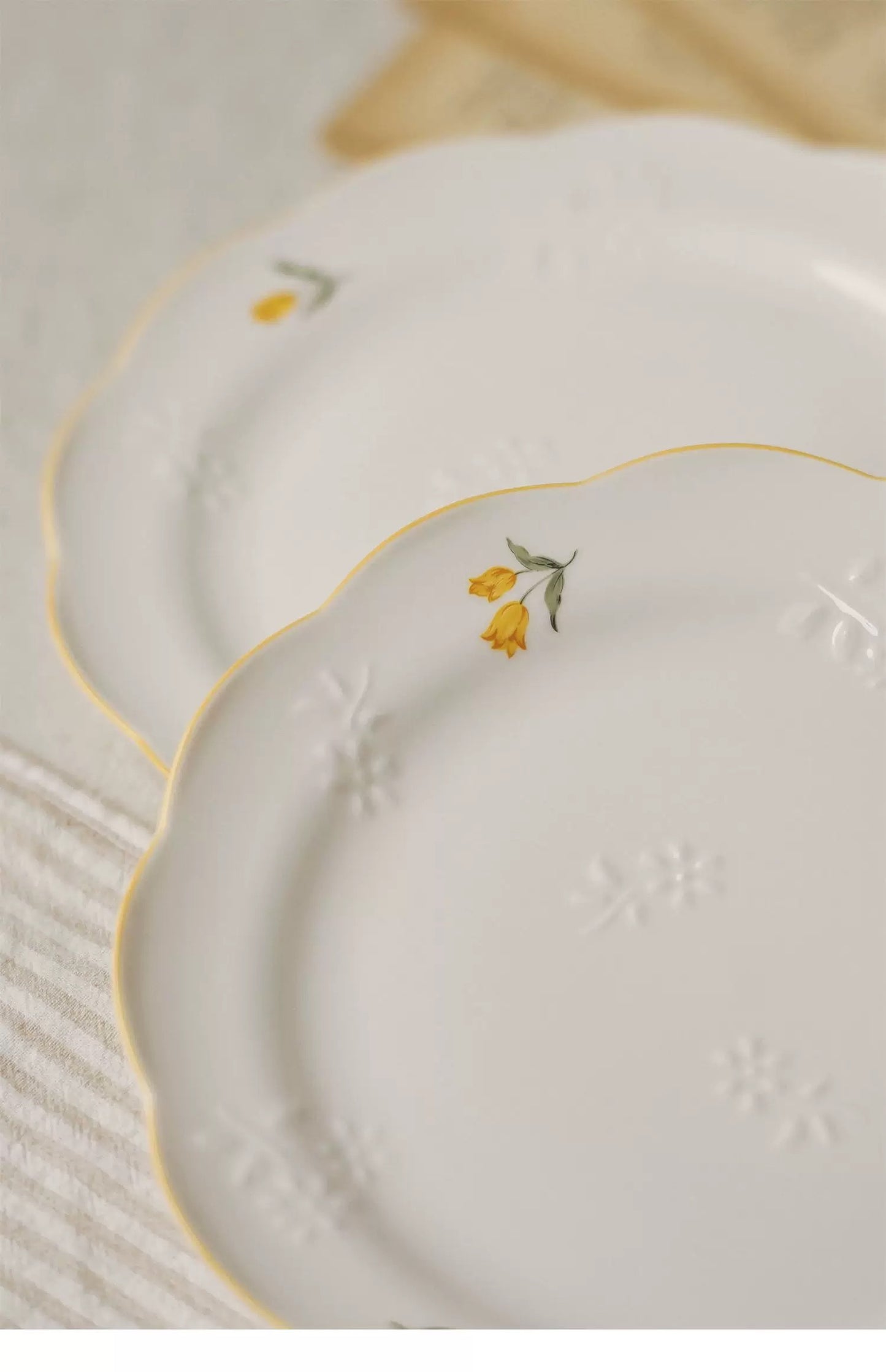 Sunny Bloom Porcelain Plate