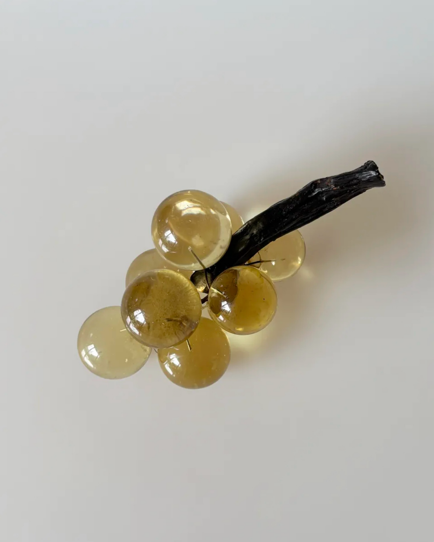 Golden Resin Grape Cluster Sculpture – USA, 1960s (As-Is Special Price)