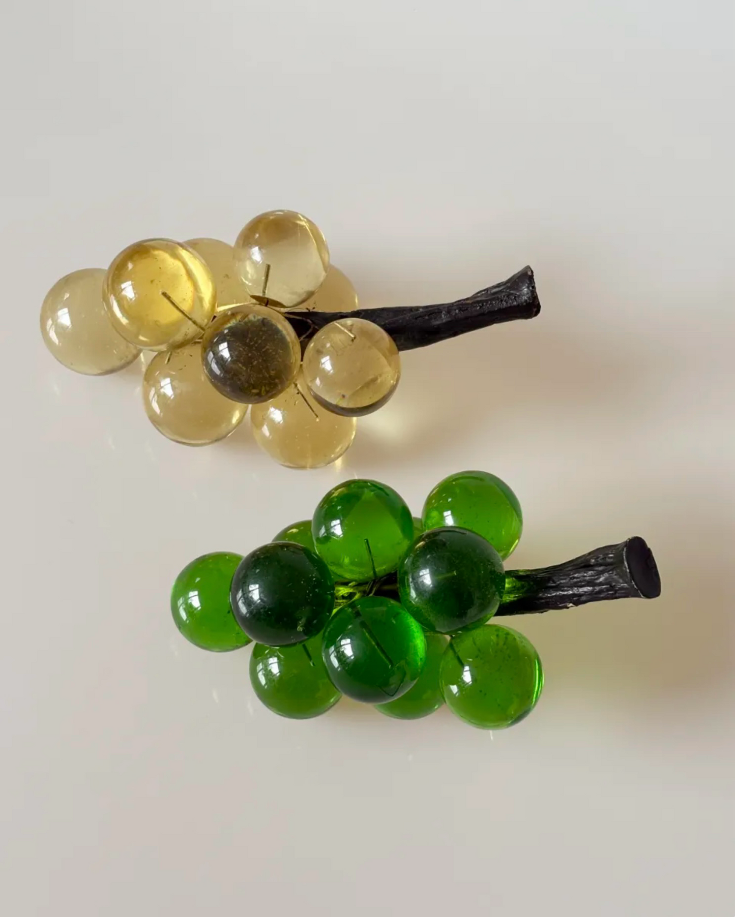 Golden Resin Grape Cluster Sculpture – USA, 1960s (As-Is Special Price)