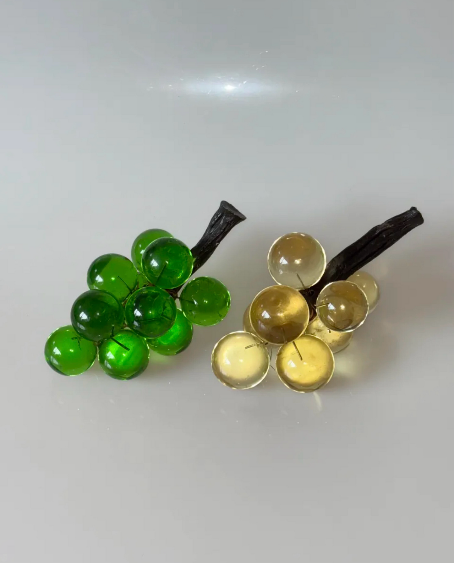 Golden Resin Grape Cluster Sculpture – USA, 1960s (As-Is Special Price)