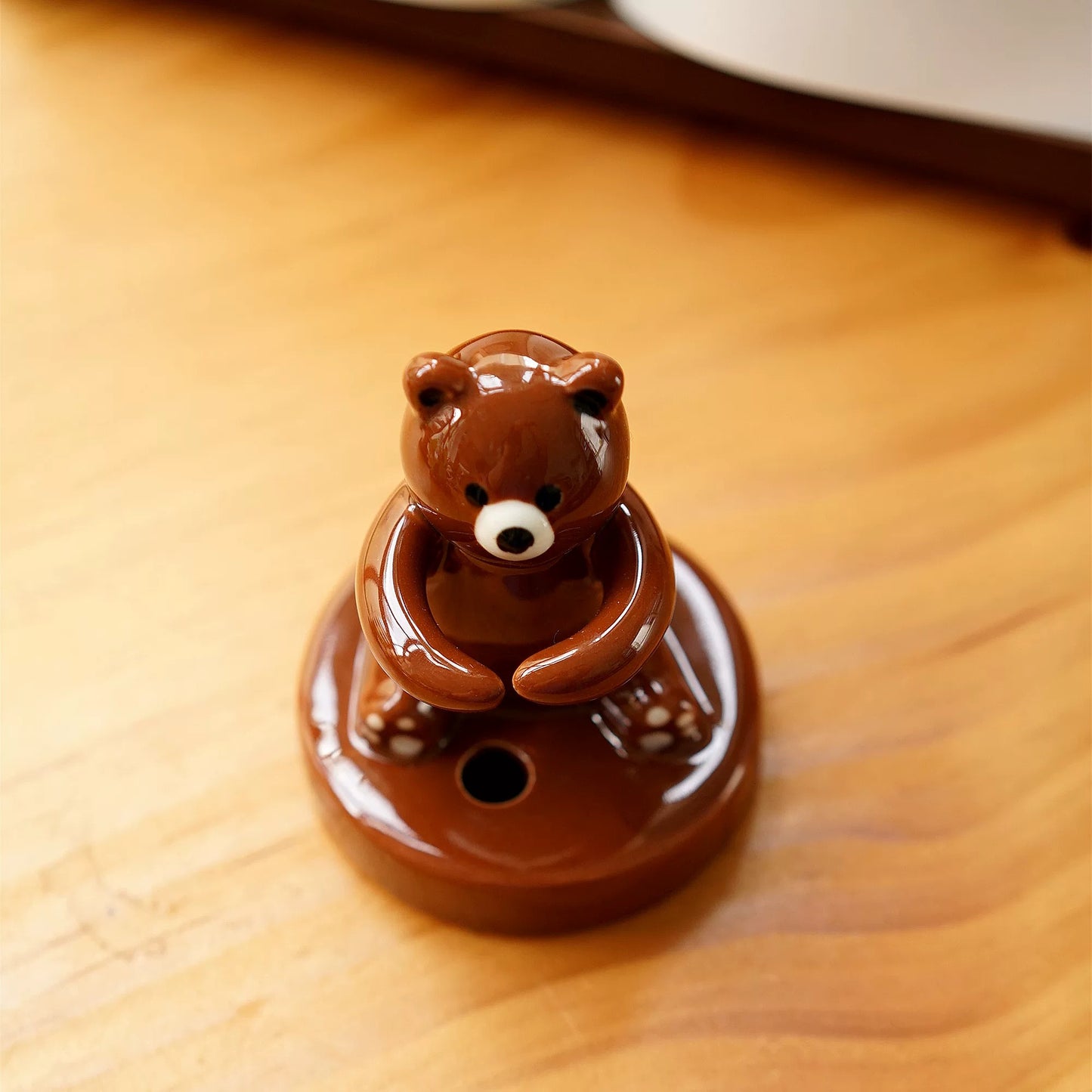 Bear Hug Ceramic Pen Holder