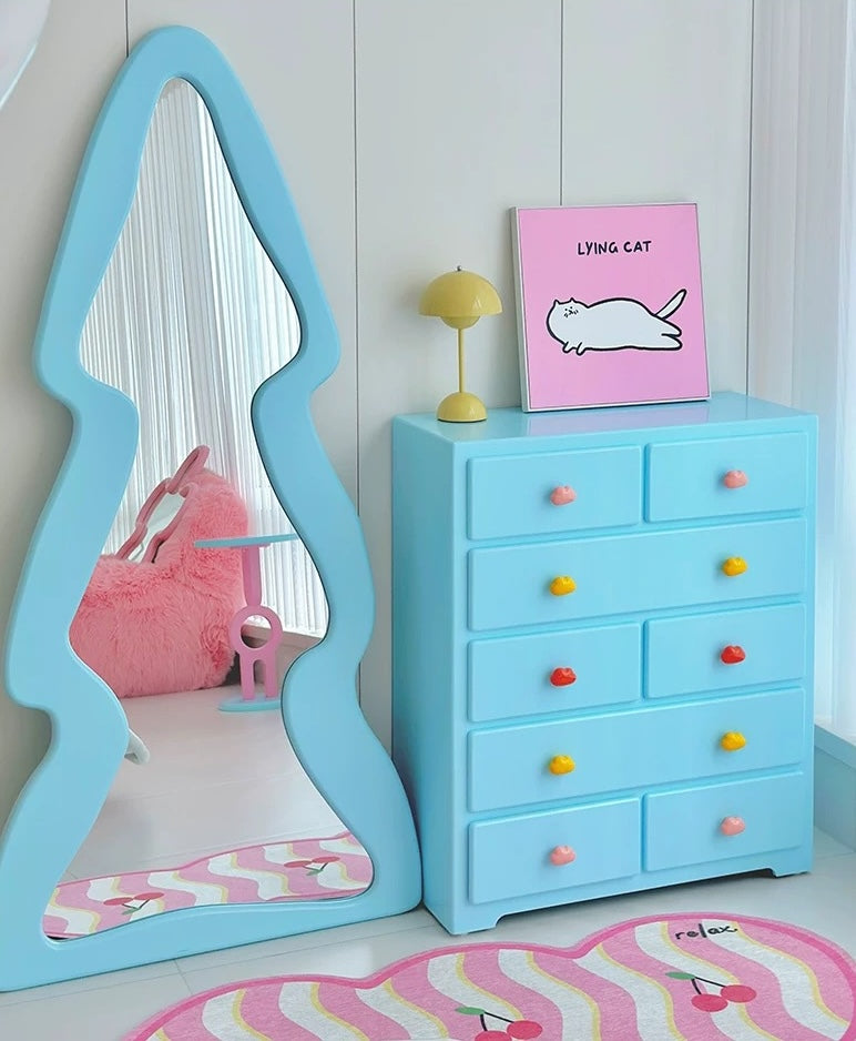 Squiggle Floor Mirror