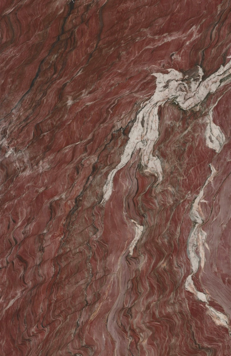 Crimson Current Marble