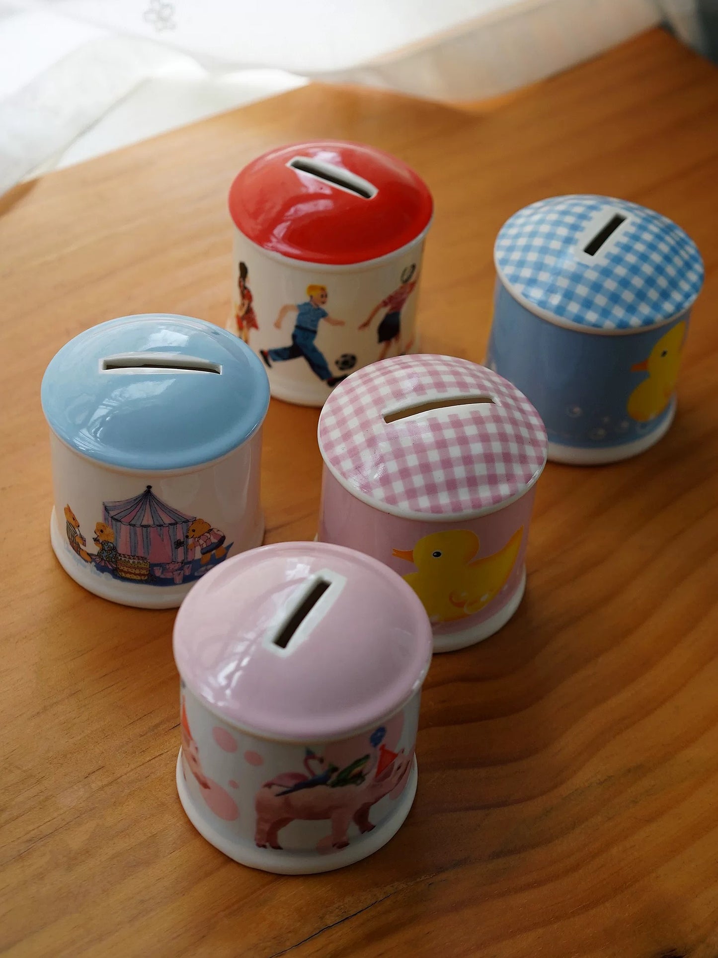 Whimsical Vintage Ceramic Piggy Bank