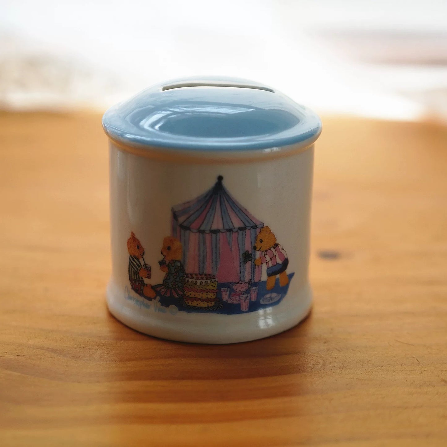 Whimsical Vintage Ceramic Piggy Bank