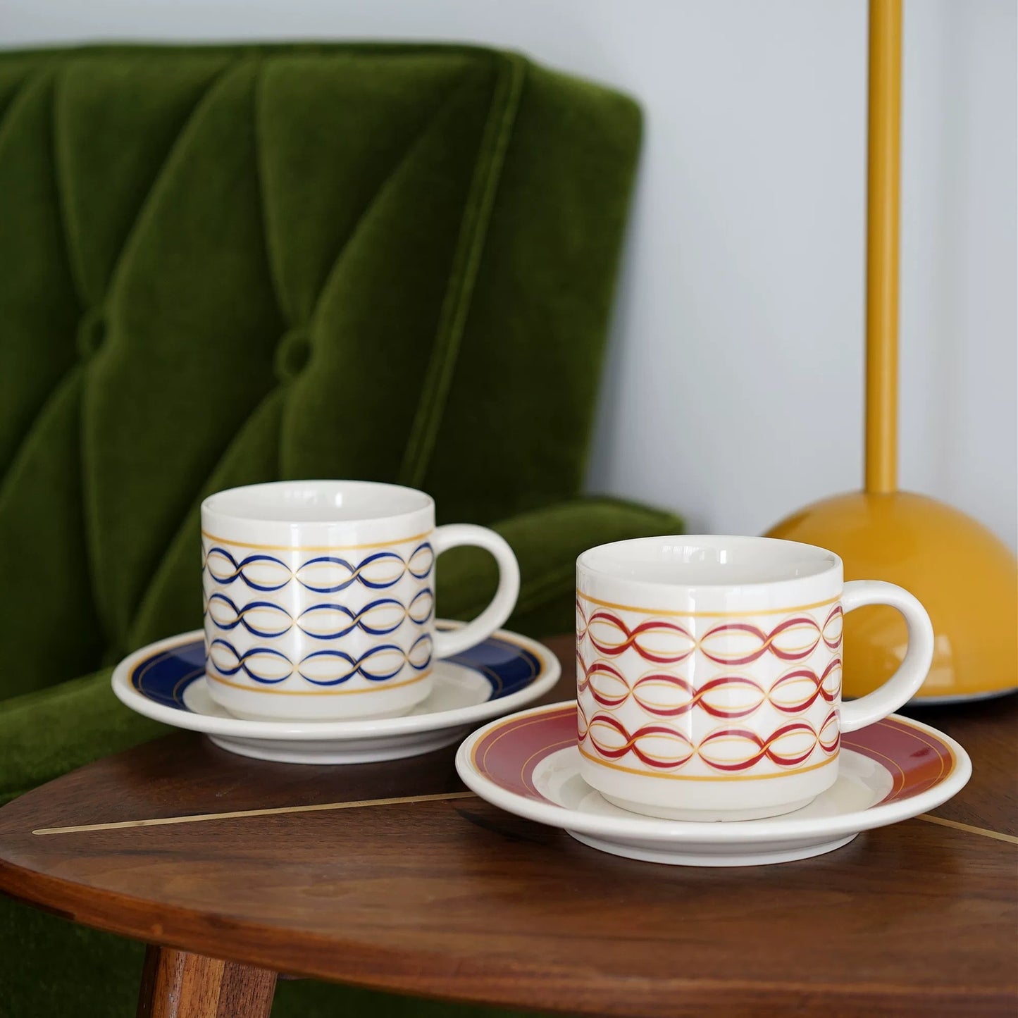 Retro Orbit Cup & Saucer