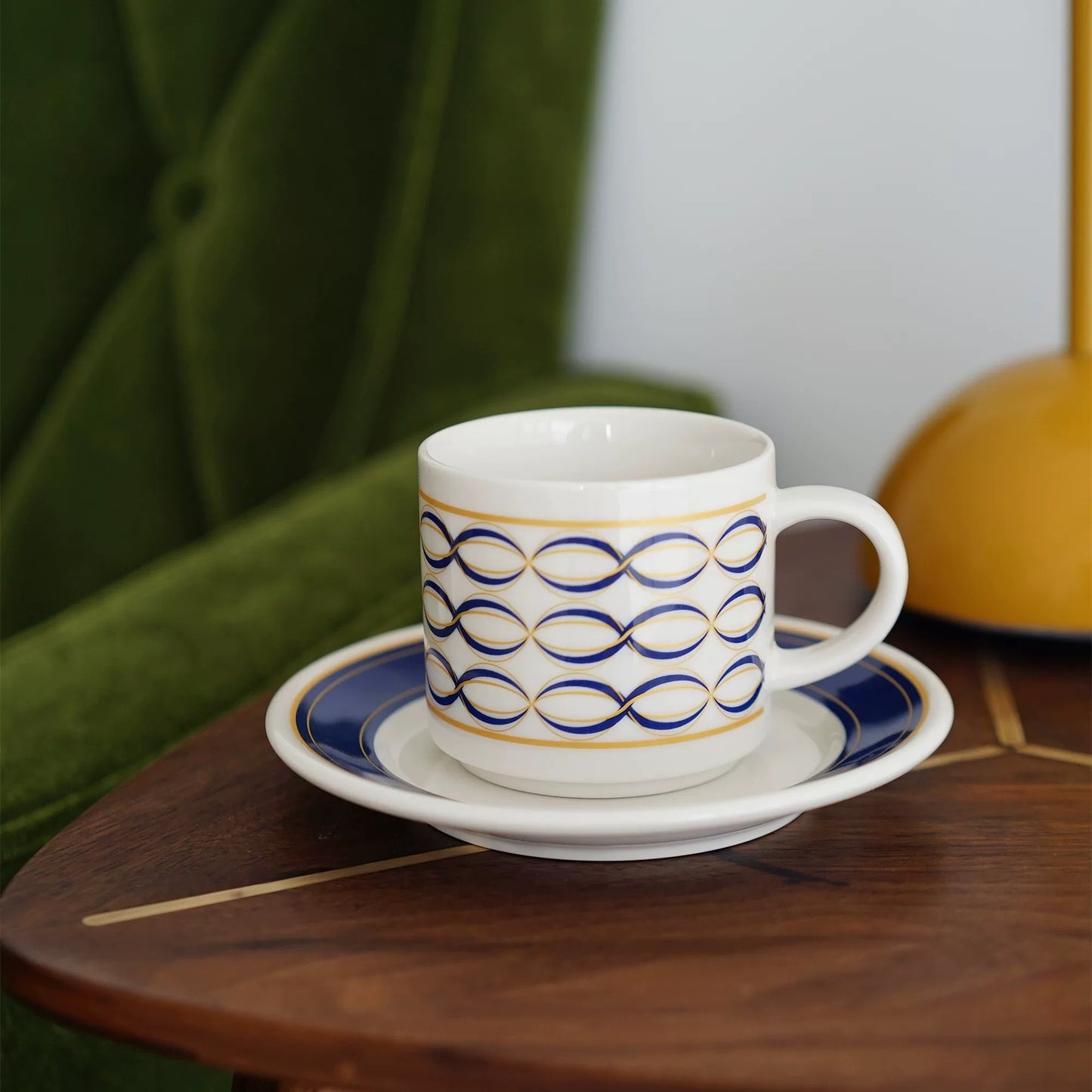 Retro Orbit Cup & Saucer