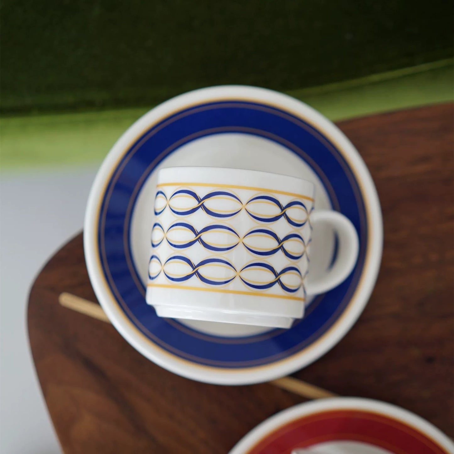 Retro Orbit Cup & Saucer