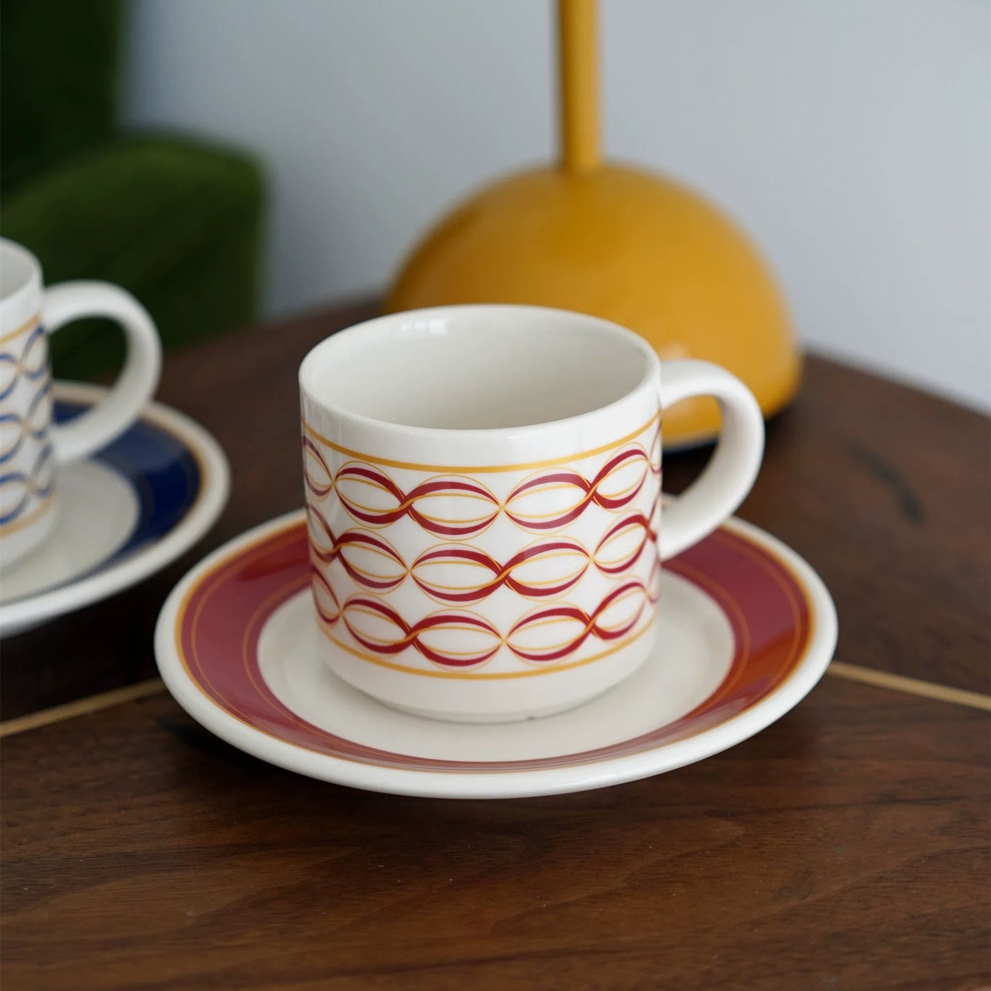 Retro Orbit Cup & Saucer