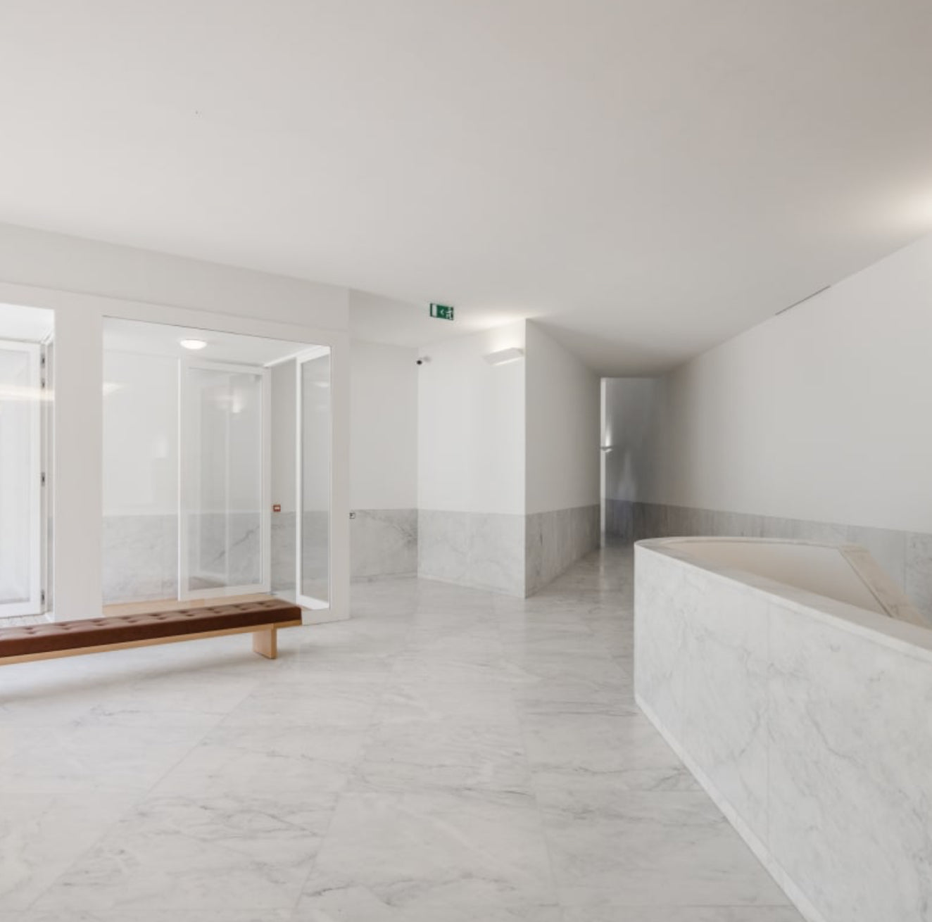 Cloudlight White Marble