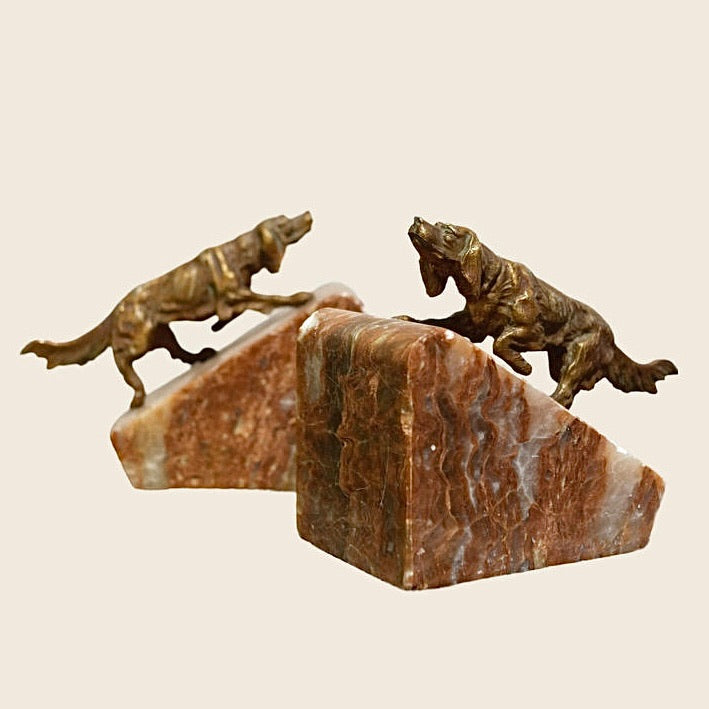 19th Century Animal Figurine Bookend close up