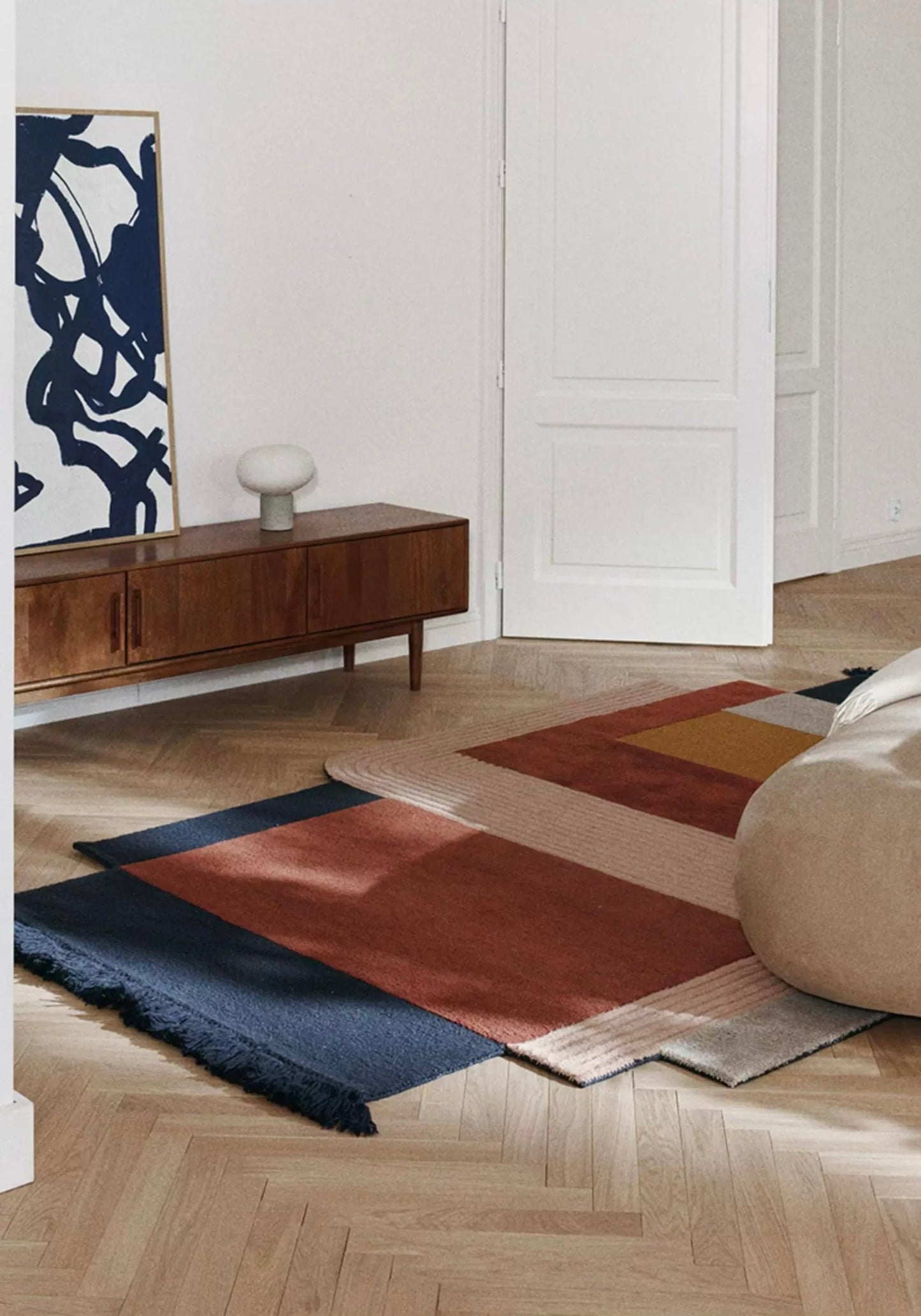 Autumn Forms Handwoven Rug