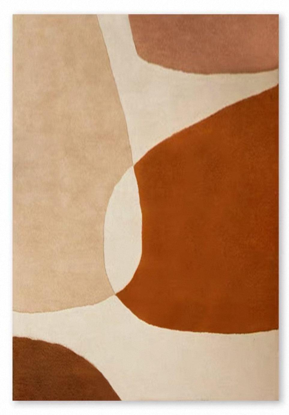 Orbit Abstract Handwoven Rug – Canyon Clay
